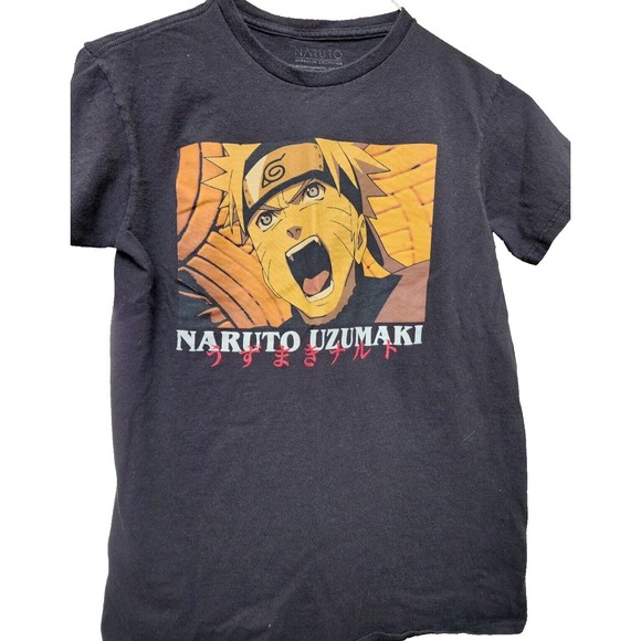 Naruto Shippuden Other - Naruto Uzumaki Shippuden 2002 Black T-Shirt Size Small Anime Masashi Kishimoto